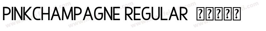 PinkChampagne Regular字体转换